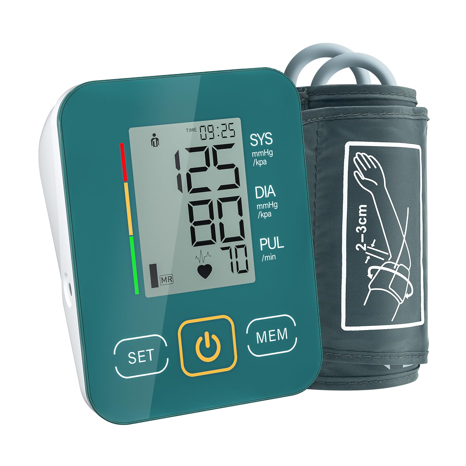 Maguja Automatic Upper Arm Blood Pressure Monitor - Digital BP Machine with Adjustable Cuff for Home Use - Track Hypertension & Heart Health (Ideal for Seniors, Athletes & Health-Conscious Users)