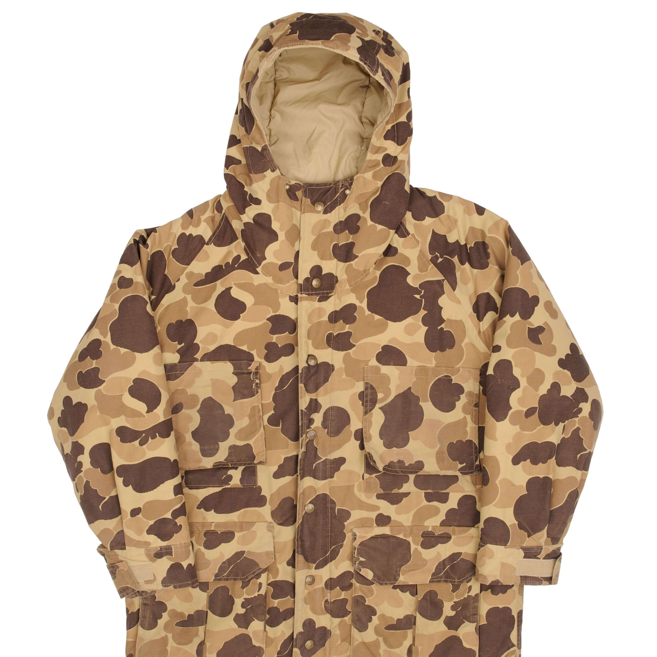Vintage Columbia Gore-Tex Duck Camo Hunting Puffer Jacket - 1980s Medium Size - Waterproof & Windproof Outdoor Gear for Hunting, Hiking & Winter Camping