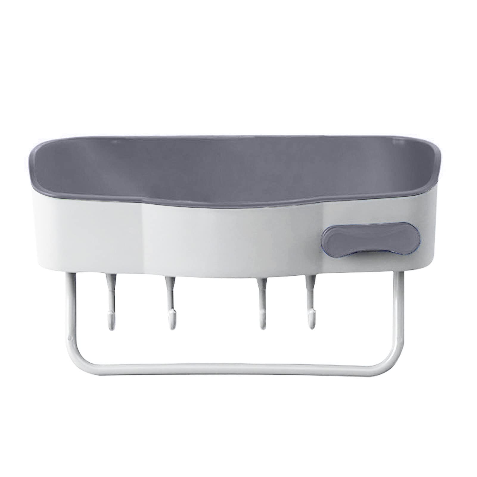 Ayyufe No Drilling Bathroom Storage Organizer - Heavy Duty Plastic Shower Shelf with Strong Load-Bearing Capacity, Non-Deforming Bathroom Rack for Shampoo, Soap & Towels - Perfect for Small Bathrooms, Showers & Vanity Organization
