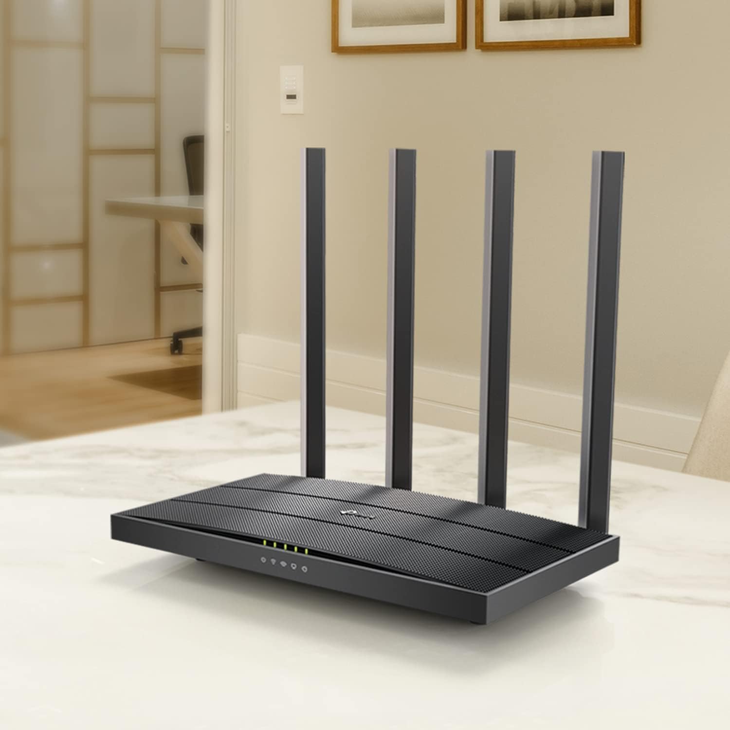 TP-Link AC1200 Dual Band WiFi Router (Archer A6) - Gigabit Wireless Internet Router with MU-MIMO, 4 High-Gain Antennas, OneMesh Support, AP Mode | Fast Speeds for Streaming, Gaming & Home Office | Long Range Coverage for Large Homes