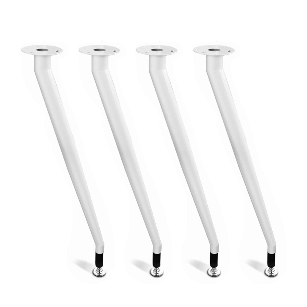 28 Inch Adjustable Black Heavy-Duty Hairpin Table Legs - Set of 4 | Modern Metal Furniture Legs for DIY Desks, Coffee Tables, Benches & More | Perfect for Home Office, Living Room & Workshop Furniture Projects