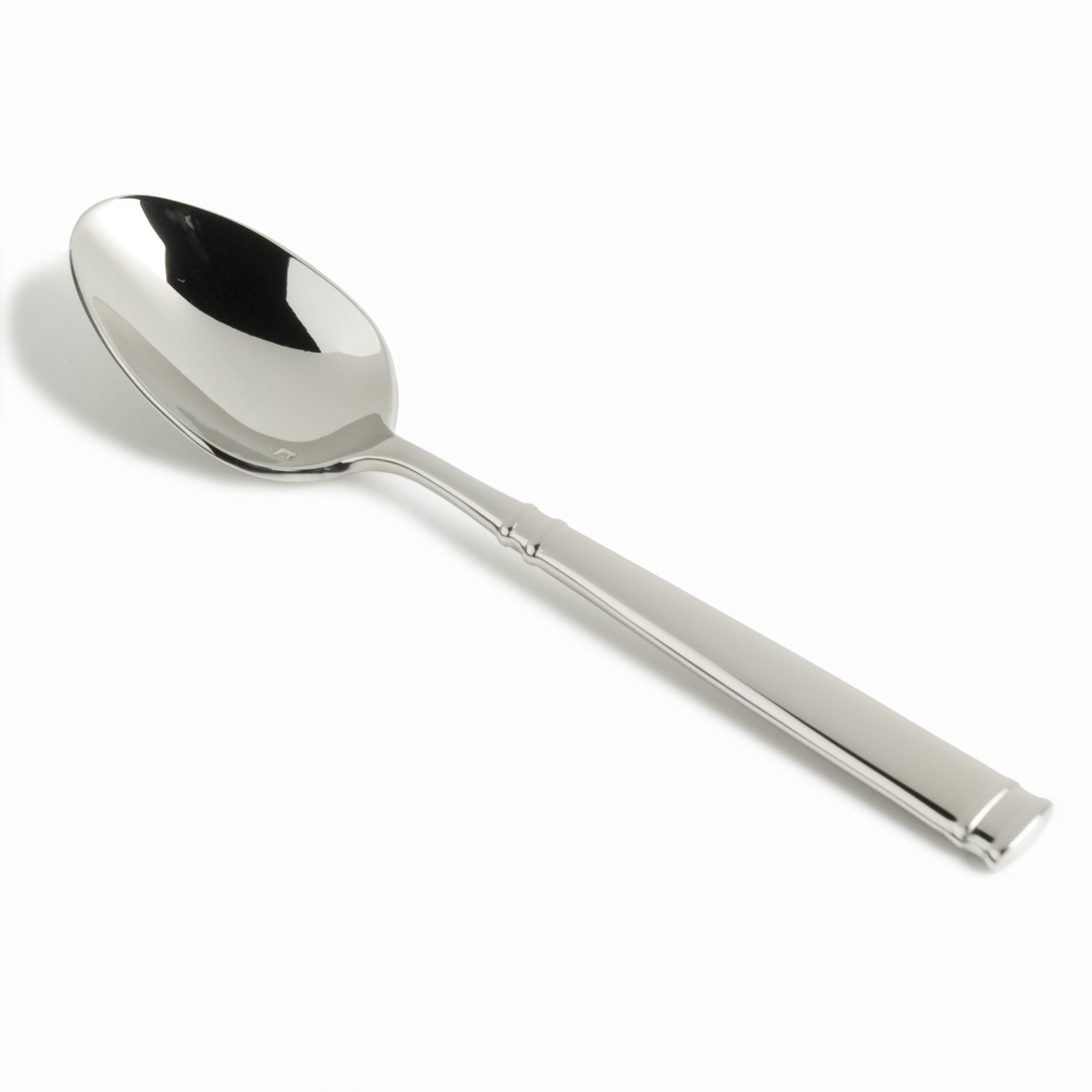 Fortessa Bistro 18/10 Stainless Steel Flatware Set - 12 Elegant Dessert & Oval Soup Spoons | Perfect for Fine Dining, Dinner Parties & Restaurant Use