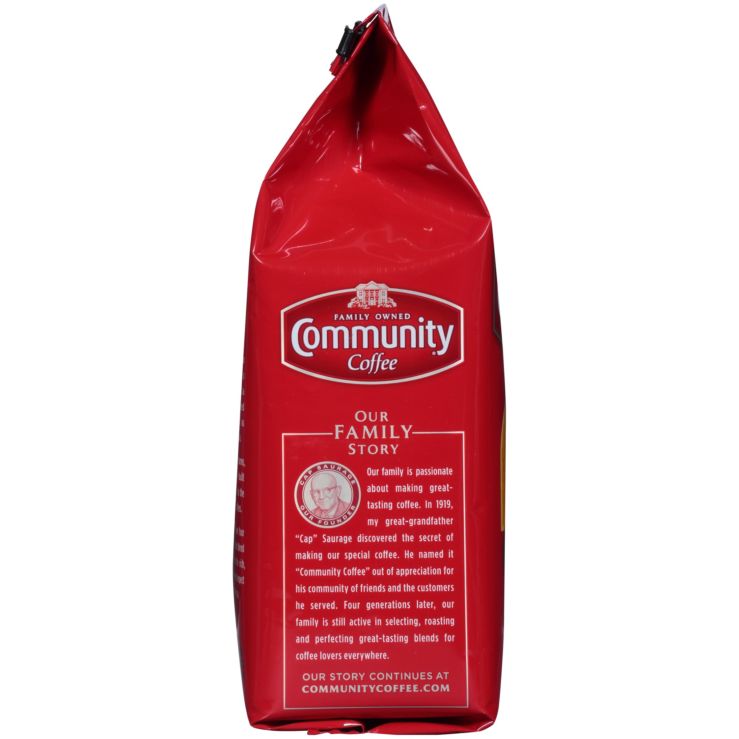 Community Coffee Coffee & Chicory Blend - Medium Dark Roast Ground Coffee (72 oz, Pack of 6) | Rich Flavor for Home Brewing, Office Use & Gifts