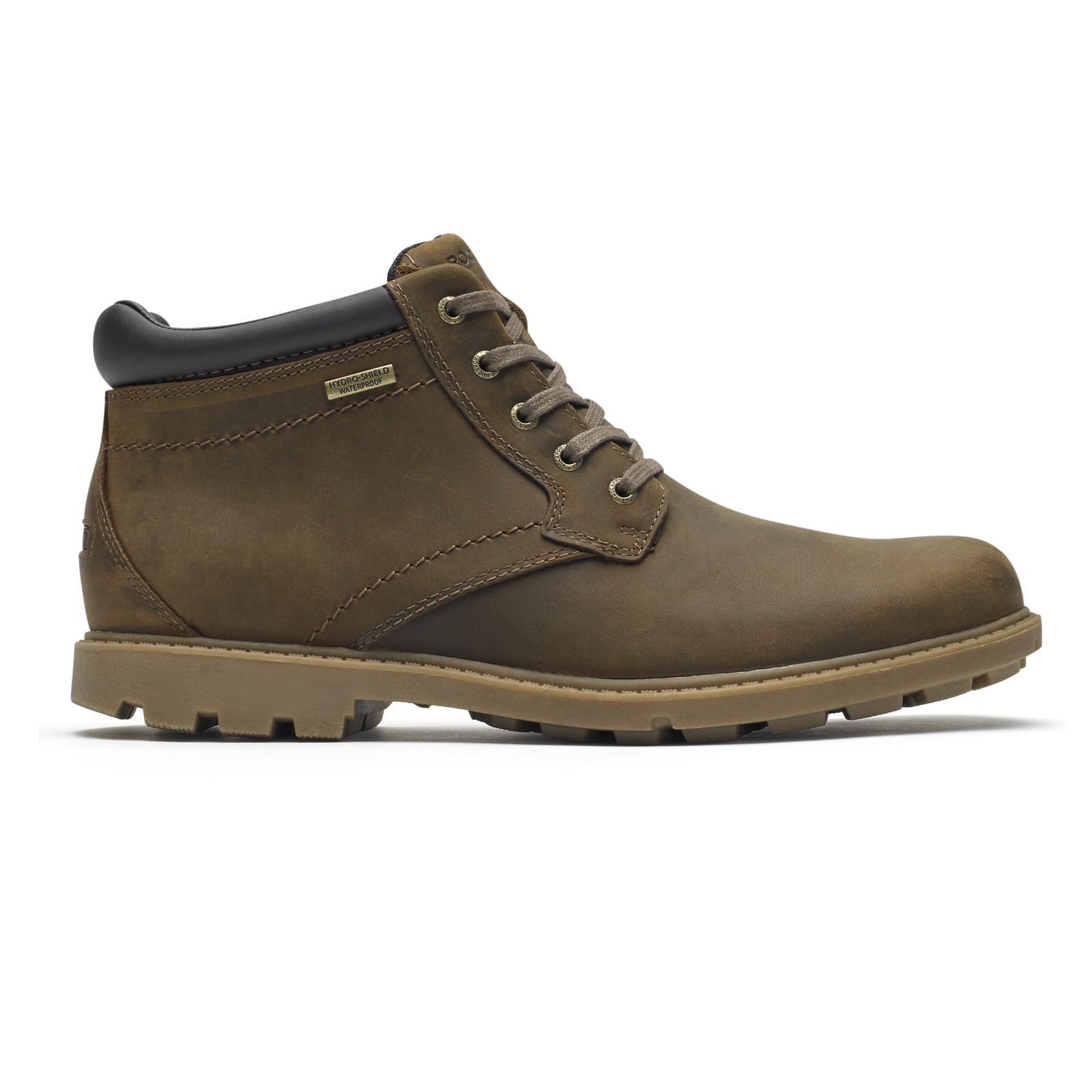 Rockport Men's Waterproof Rugged Bucks Boot - Durable Hiking & Outdoor Work Boots for All Weather Conditions