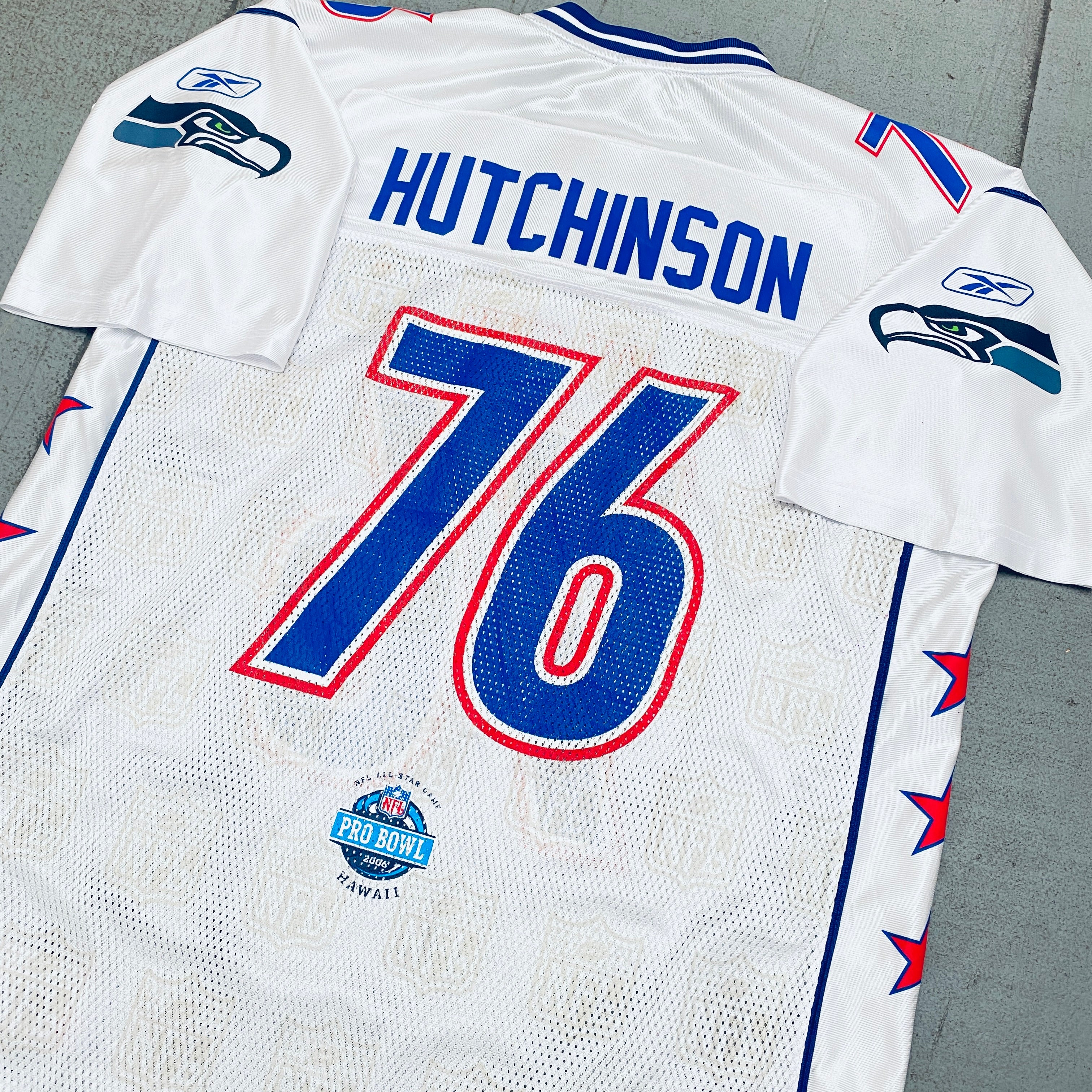Steve Hutchinson 2006 Pro Bowl Jersey - Seattle Seahawks NFL Football Jersey for Men, Game Day & Fan Collection - Perfect for Football Games, Tailgating, and Seahawks Memorabilia Display