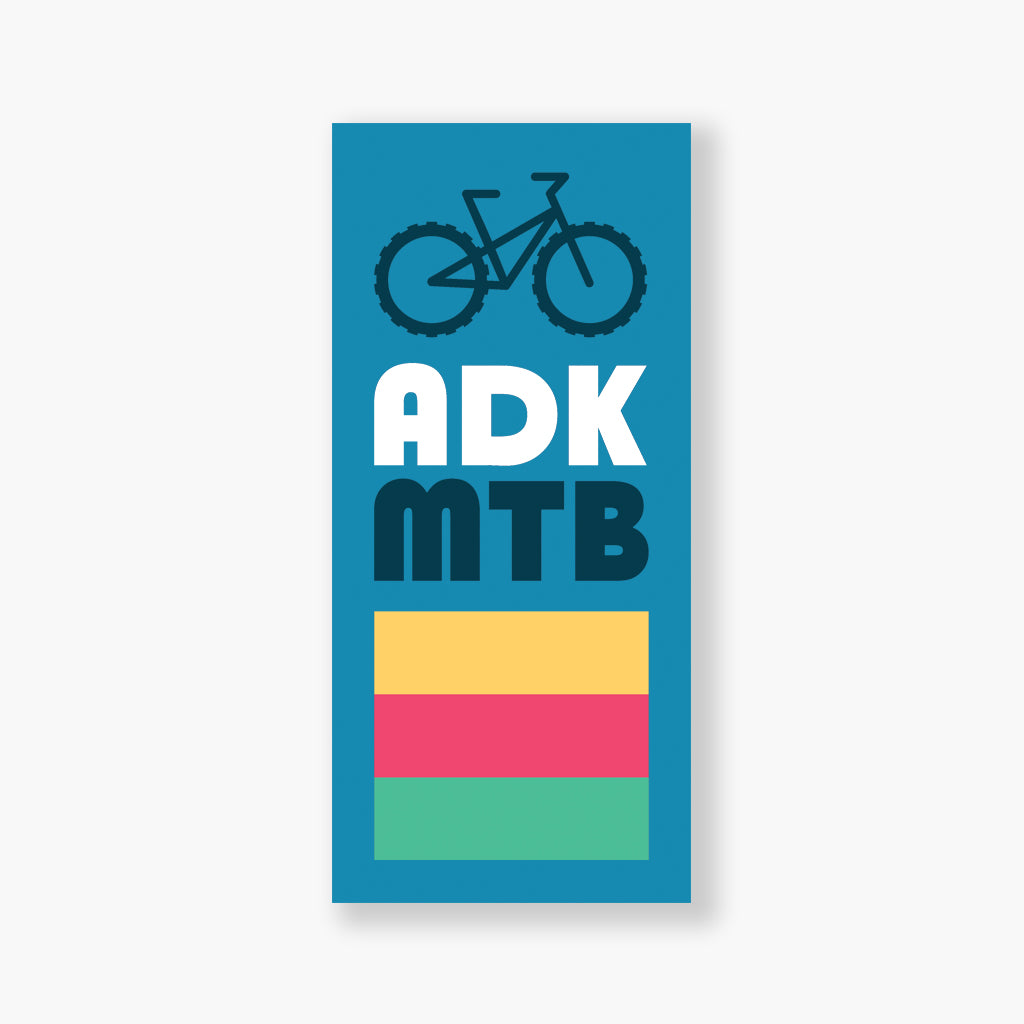 Premium ADK MTB Top Tube Stickers - Durable Bike Decals for Mountain Bikes, Cycling Enthusiasts - Perfect for Customizing Your Bike Frame & Gear