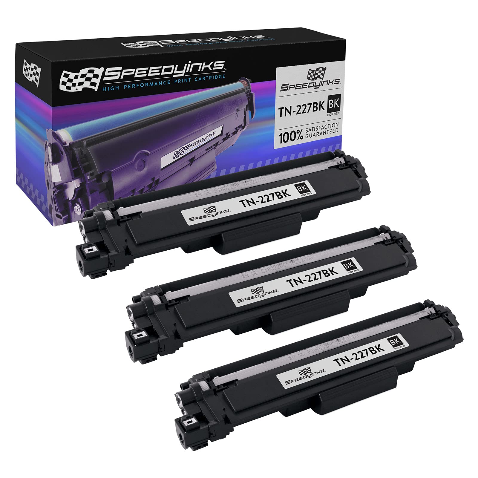 Brother TN227 Toner Cartridge 3-Pack - Compatible for HL-L Series Printers - Office & Home Use