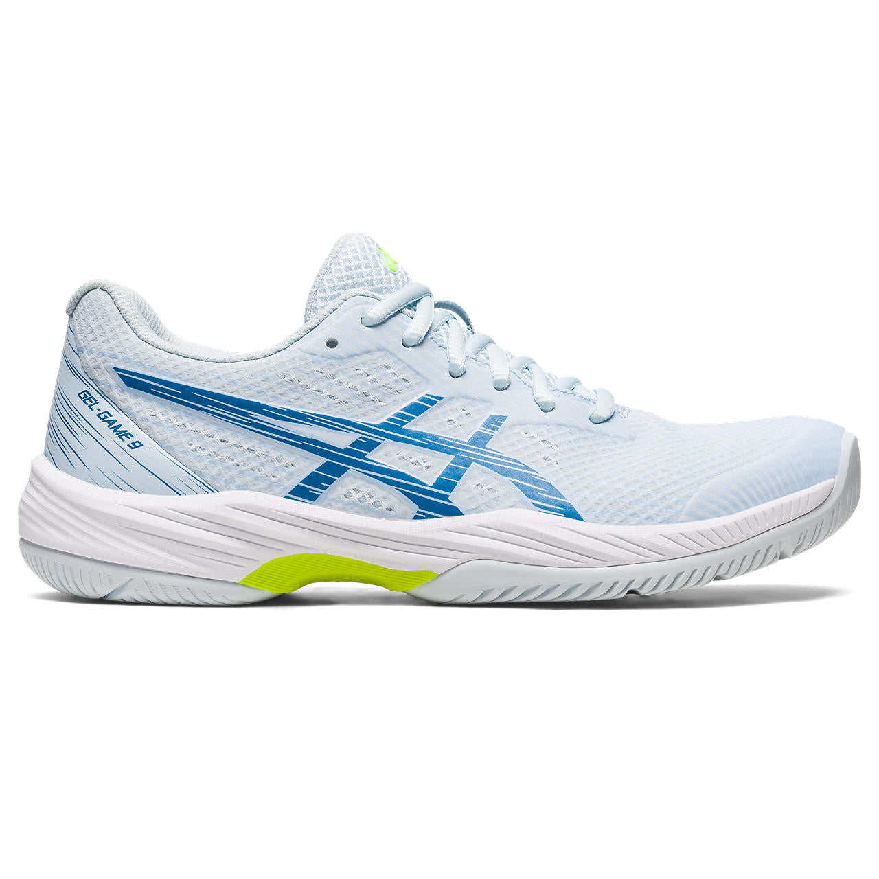 ASICS Gel-Game 9 Women's Tennis Shoes - Lightweight Performance Court Shoes with GEL Cushioning (Blue) | Perfect for Competitive Matches & Casual Court Play