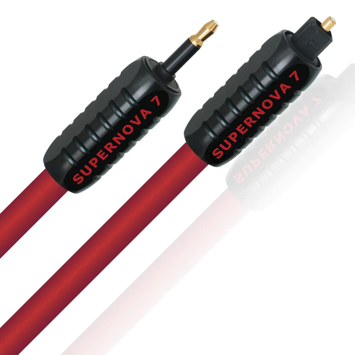 Wireworld SuperNova™ Toslink Digital Optical Audio Cable - Premium Fiber Optic Cable for Home Theater, Sound Bar & Gaming Systems