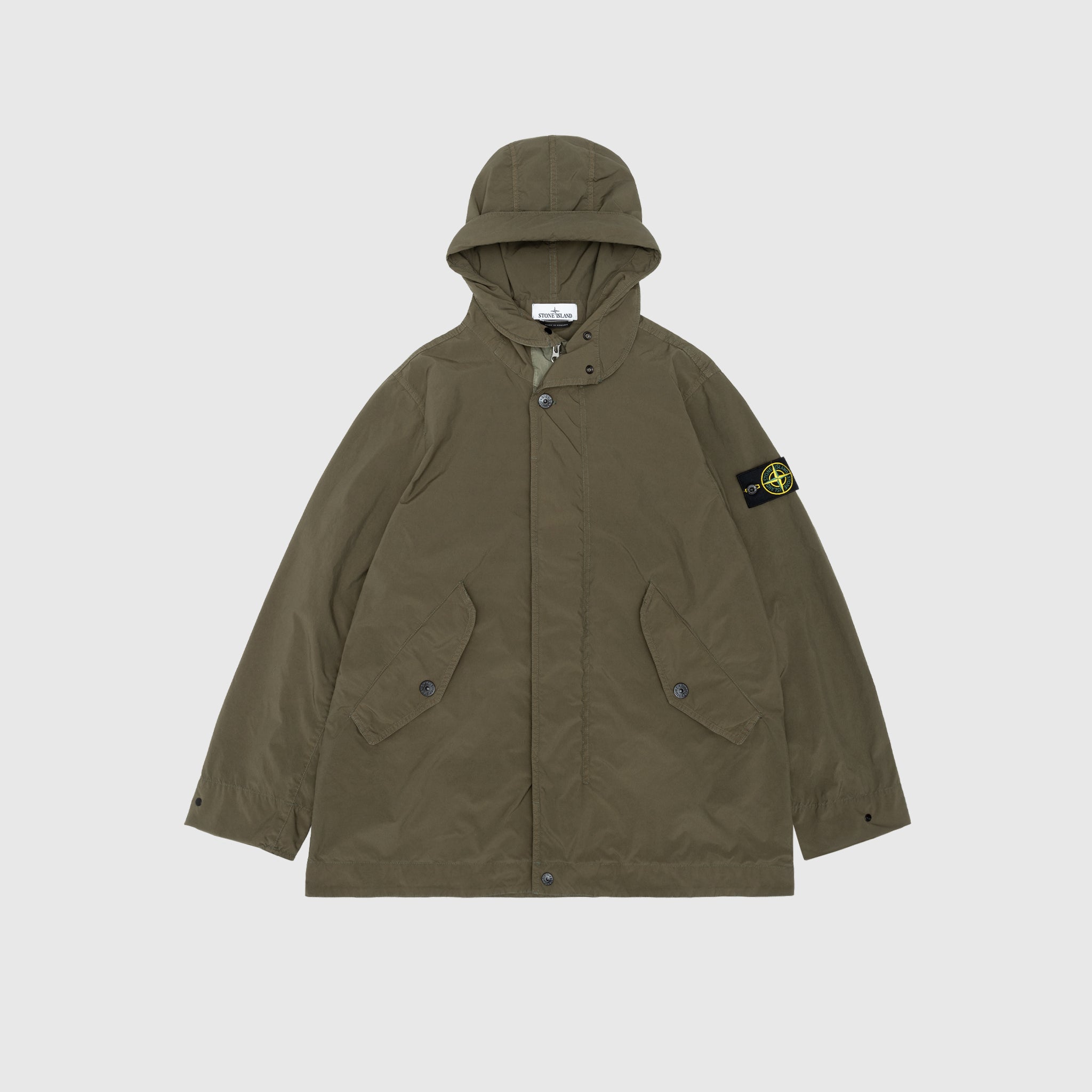 Lightweight Compact Touch Polyester Taffeta Parka Jacket - Waterproof Windbreaker for Outdoor Hiking & Urban Commuting
