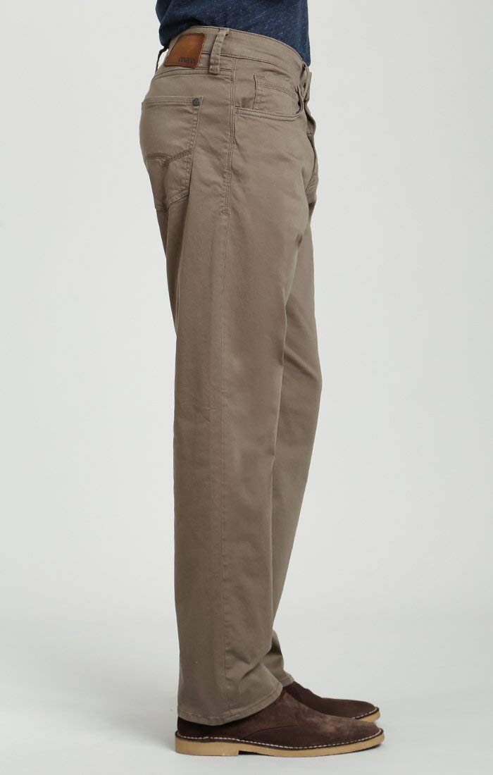 Mavi Matt Classic Men's Straight Leg Work Pants - Mid-Rise Relaxed Fit Comfortable Office & Casual Trousers for Everyday Wear & Business Attire