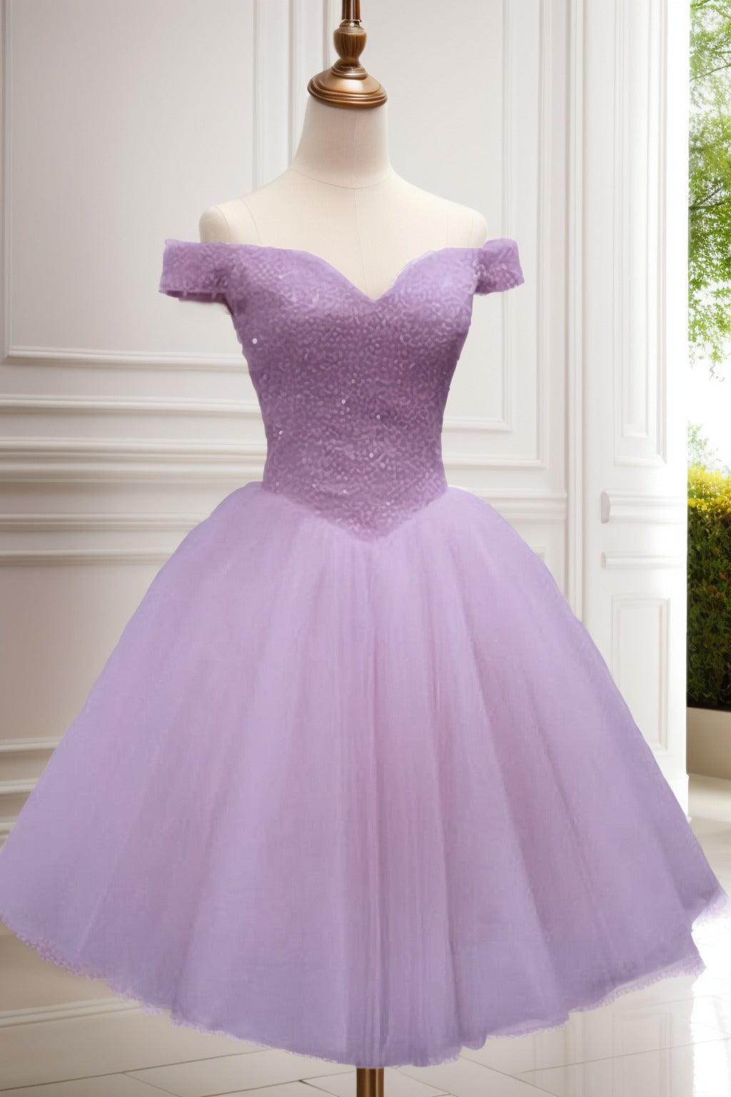 Princess Knee-Length Tulle Homecoming Dress CS0523 - Elegant Prom, Party & Formal Dance Gown for Teens & Juniors