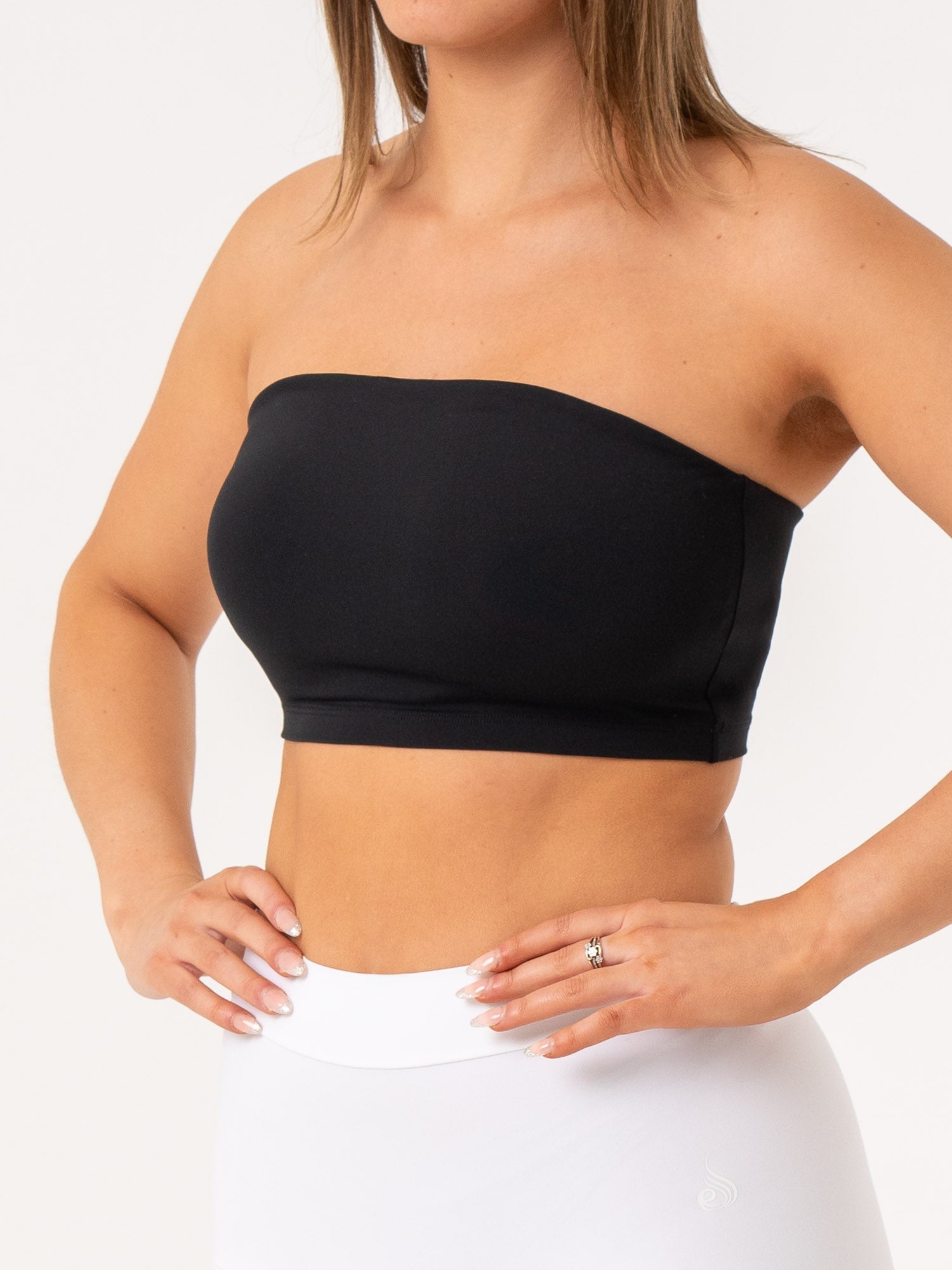 NKD Strapless Tank Bra - Seamless Comfort, No-Slip Design - Perfect for Weddings, Evening Wear & Everyday Use - Black