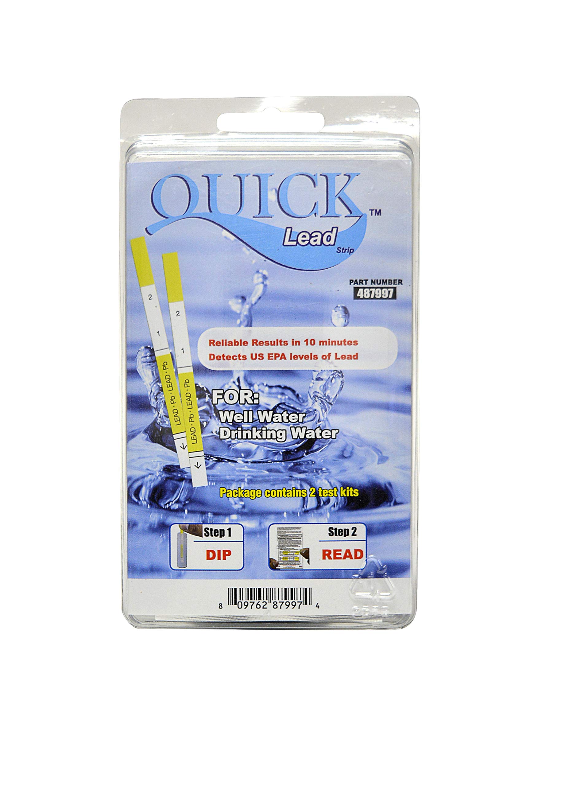 Lead Water Test Kit - Detect Lead in Drinking Water for Home, School & Office Safety | EPA-Approved & Easy to Use