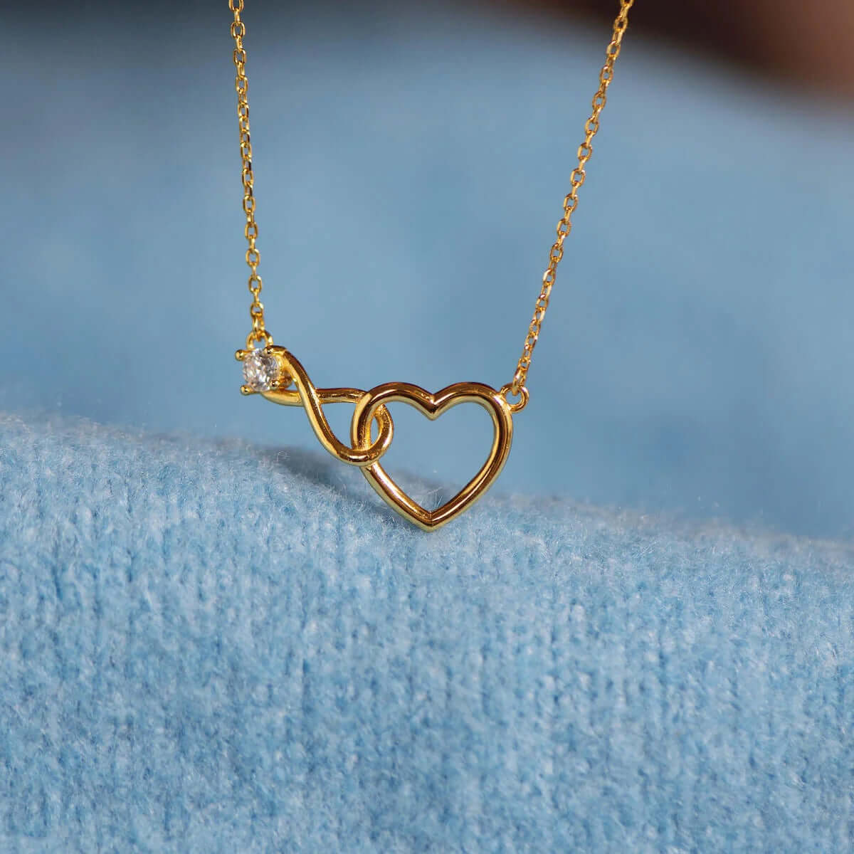 Infinity Heart Pendant Necklace for Women - Sterling Silver Mother's Day Gift Jewelry | Romantic Anniversary Present, Birthday Keepsake | Perfect for Weddings, Date Nights & Special Occasions