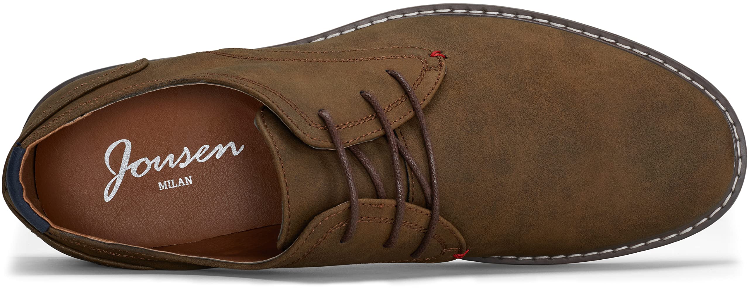 Jousen Men's Suede Casual Business Dress Shoes - Classic & Comfortable Office & Formal Wear for Men | Perfect for Work, Weddings & Special Occasions