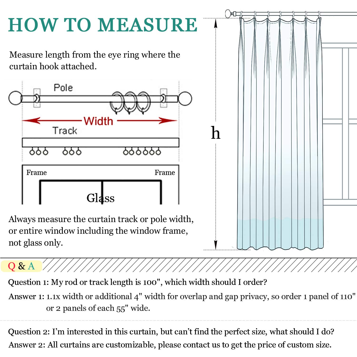 TWOPAGES Blackout Thermal Insulated Curtains 26