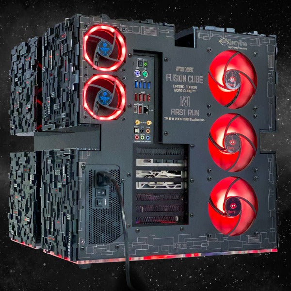 Star Trek Borg Fusion Cube ATX PC Case - High-Performance Gaming Computer Case for Sci-Fi Fans | Perfect for Themed Builds & Collectors