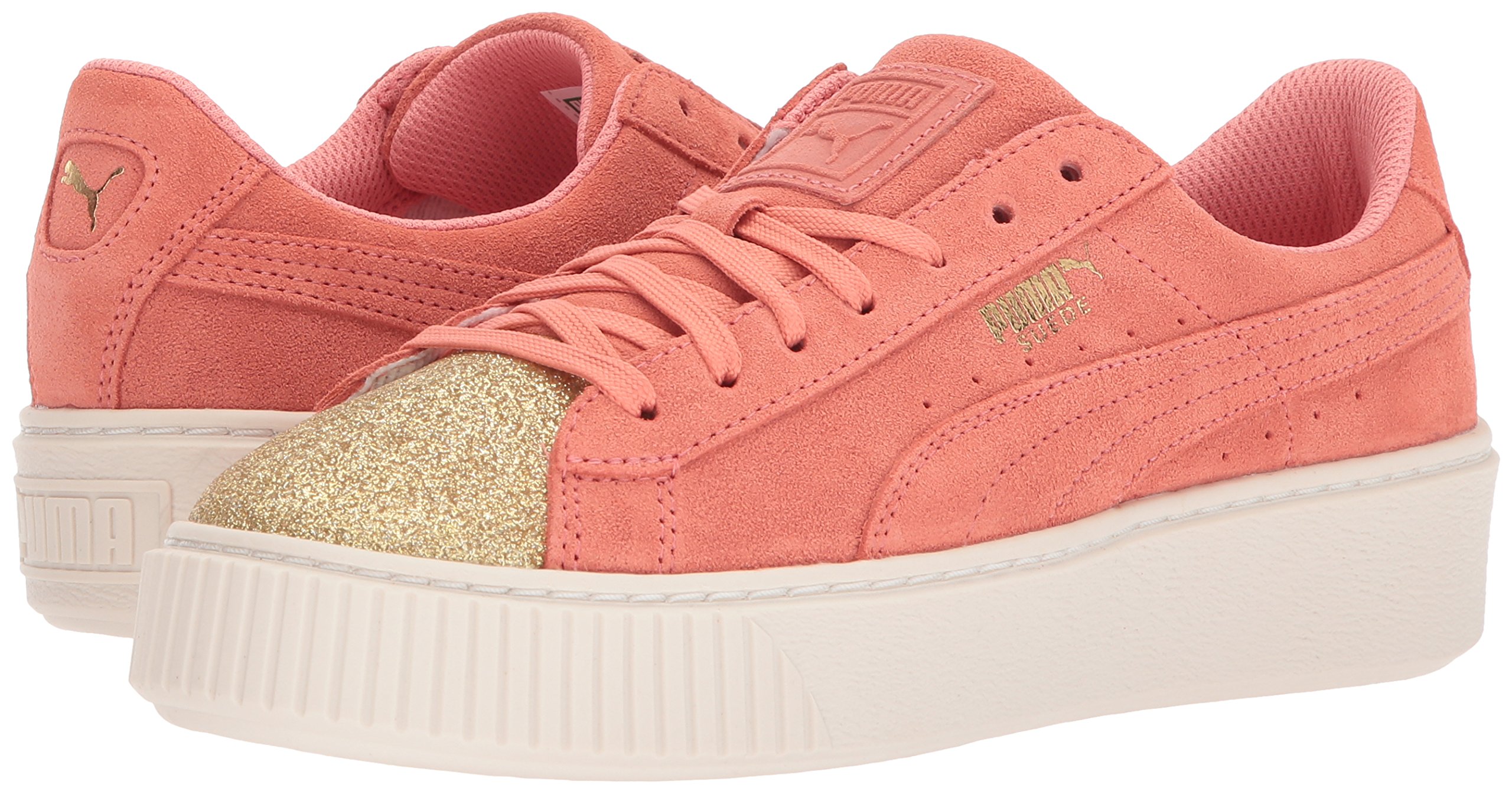 PUMA Unisex-Child Suede Platform Sneakers - Classic Retro Style Kids Shoes for School, Play & Everyday Wear
