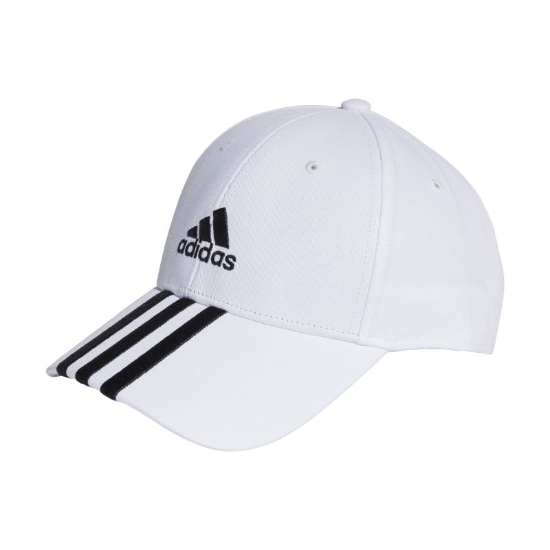 Adidas 3 Stripes Cotton Twill Baseball Cap for Men & Women - Adjustable Snapback Hat for Sports, Casual Wear & Outdoor Activities