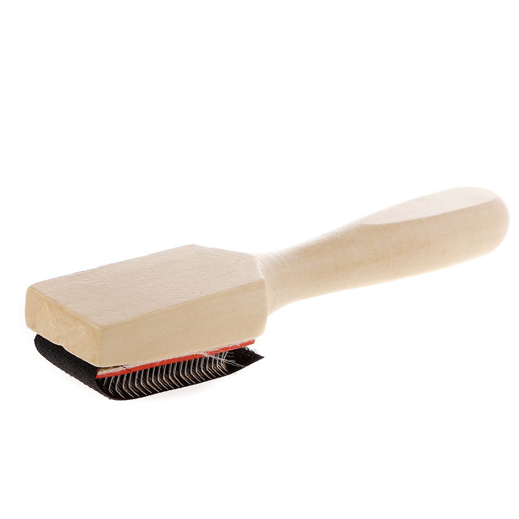 Tebatu Wood Suede Sole Wire Dance Shoes Cleaning Brush - Gentle Footwear Cleaner for Ballet, Jazz & Ballroom Shoes | Perfect for Dance Studios & Home Care