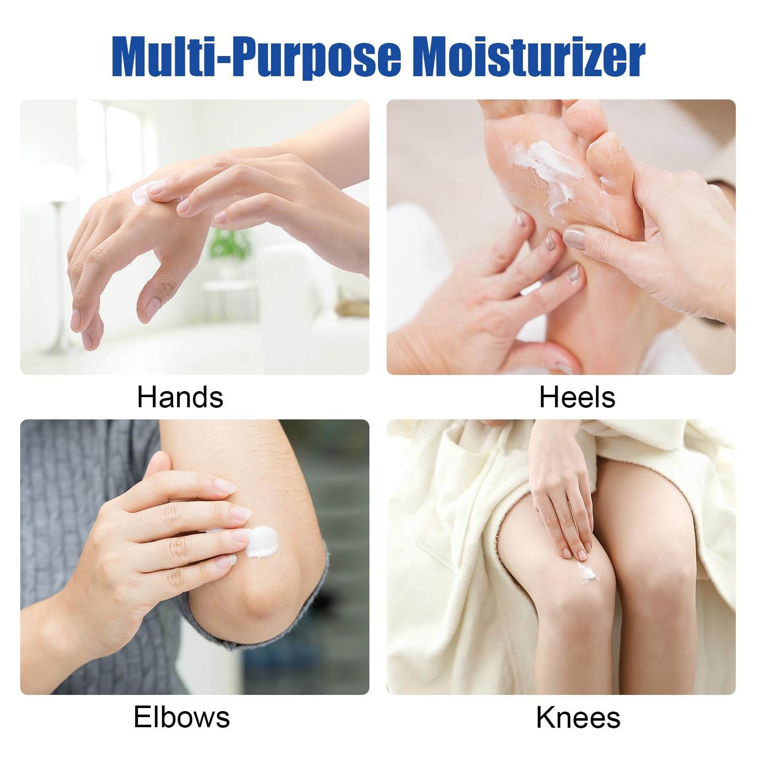 60% Urea Cream for Dry Cracked Feet & Hands - Intensive Moisturizing Treatment with 2% Salicylic Acid - Hydrates, Softens & Repairs Rough Skin on Heels, Knees & Elbows - Unisex Foot Care Lotion 5.3oz - Perfect for Cracked Heel Repair & Winter Skin Care