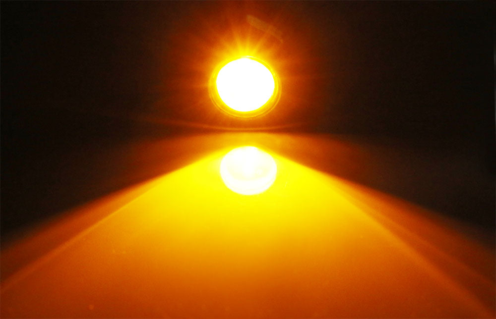 3pc Ford SVT Raptor Style LED Amber Grille Lighting Kit - Universal Fit for Trucks & SUVs | Off-Road, Night Driving, Custom Car Mods