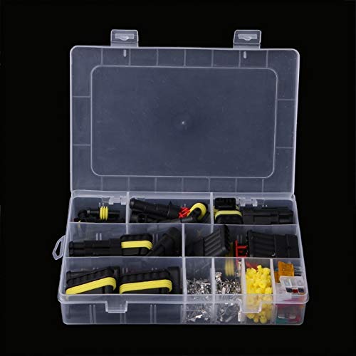 240Pcs Superseal Waterproof 12V Electrical Connectors Kit for Automotive & Marine Use
