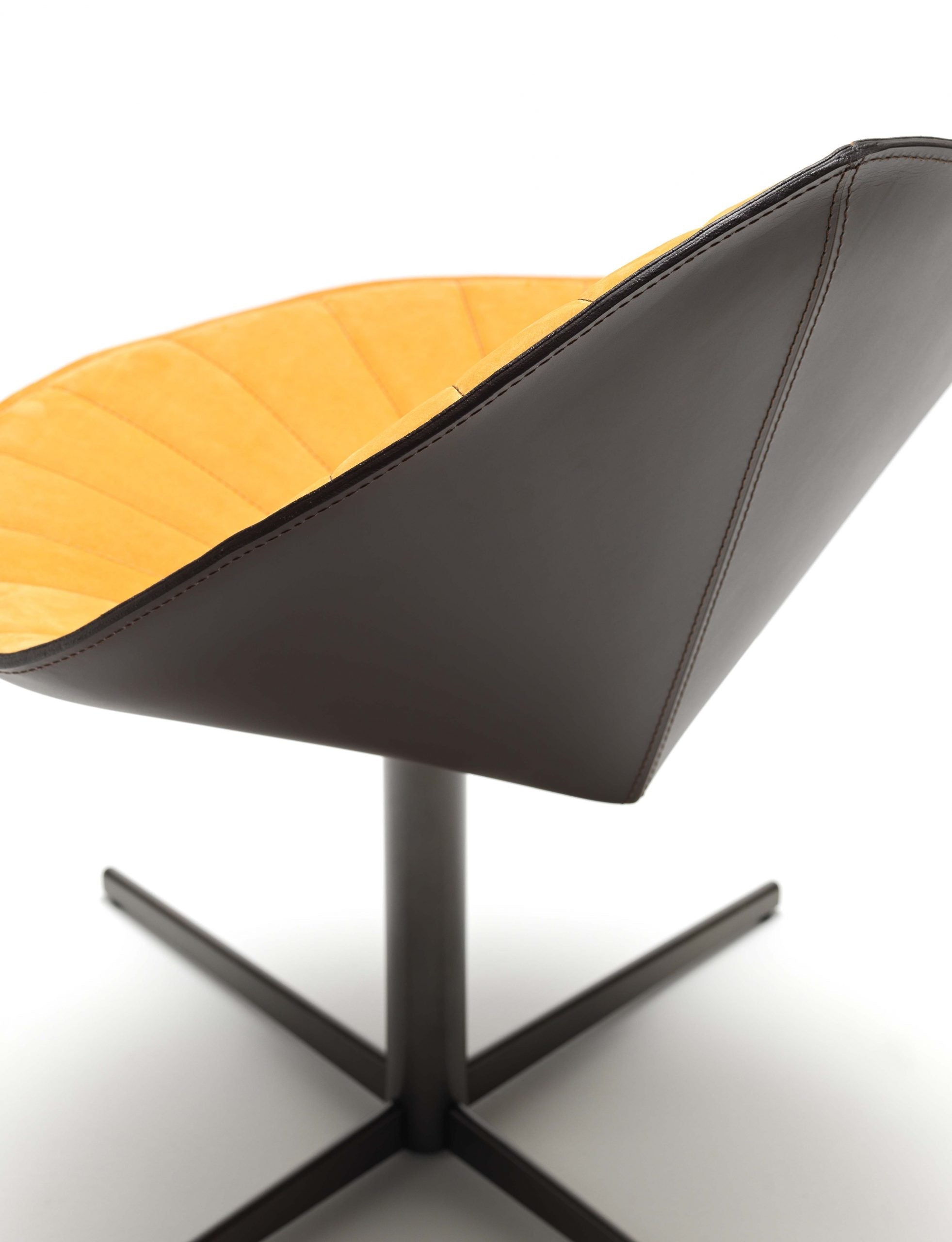 Fiorile Plisse BC Dining Chair by Fasem - Modern Upholstered Dining Room Chair for Kitchen, Restaurant & Home Decor