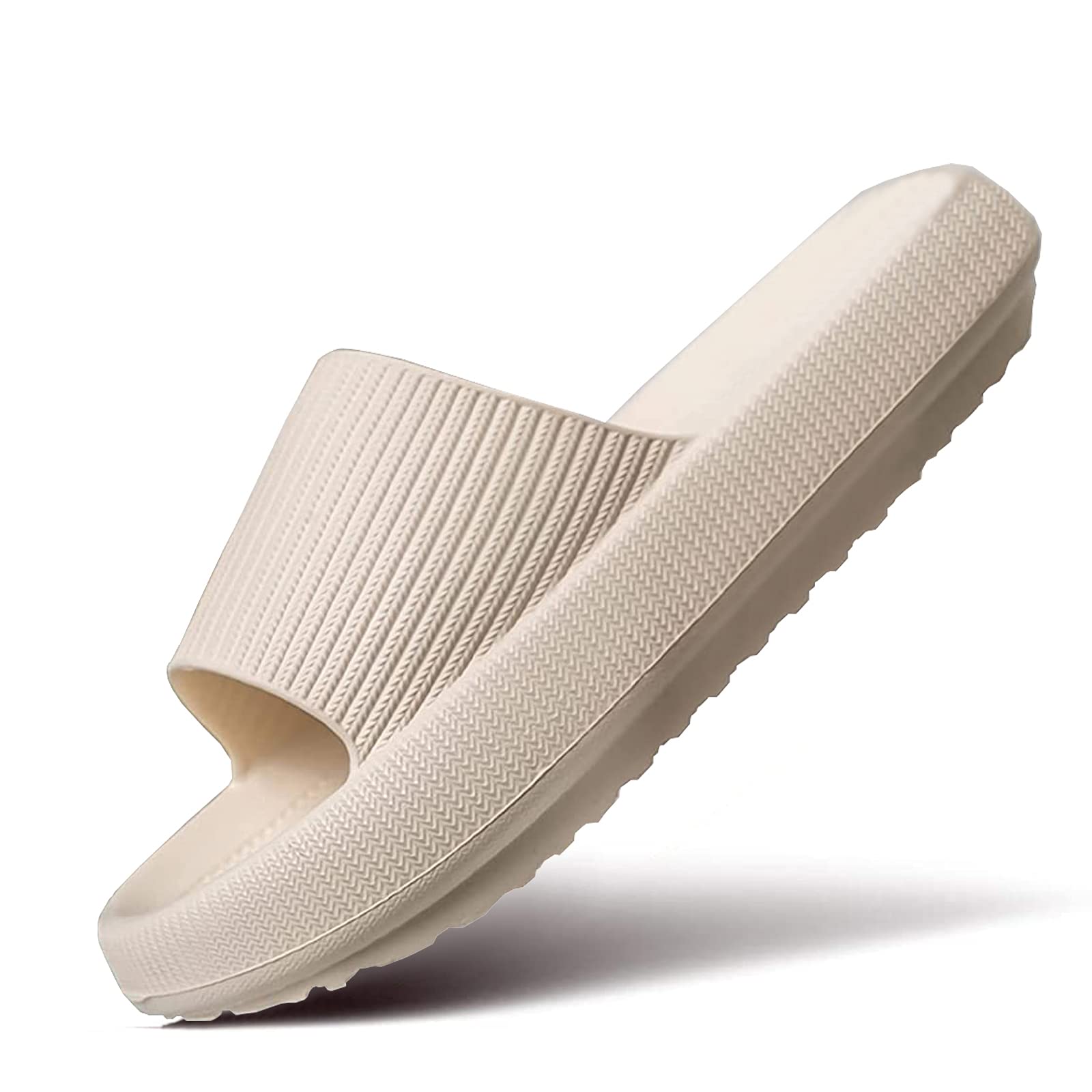 Cloud Slippers for Women and Men - Ultra Soft Pillow Slippers with Non-Slip Sole | Shower Slides & Bathroom Sandals | Thick Cushioned Comfort for Home, Spa, and Indoor Use