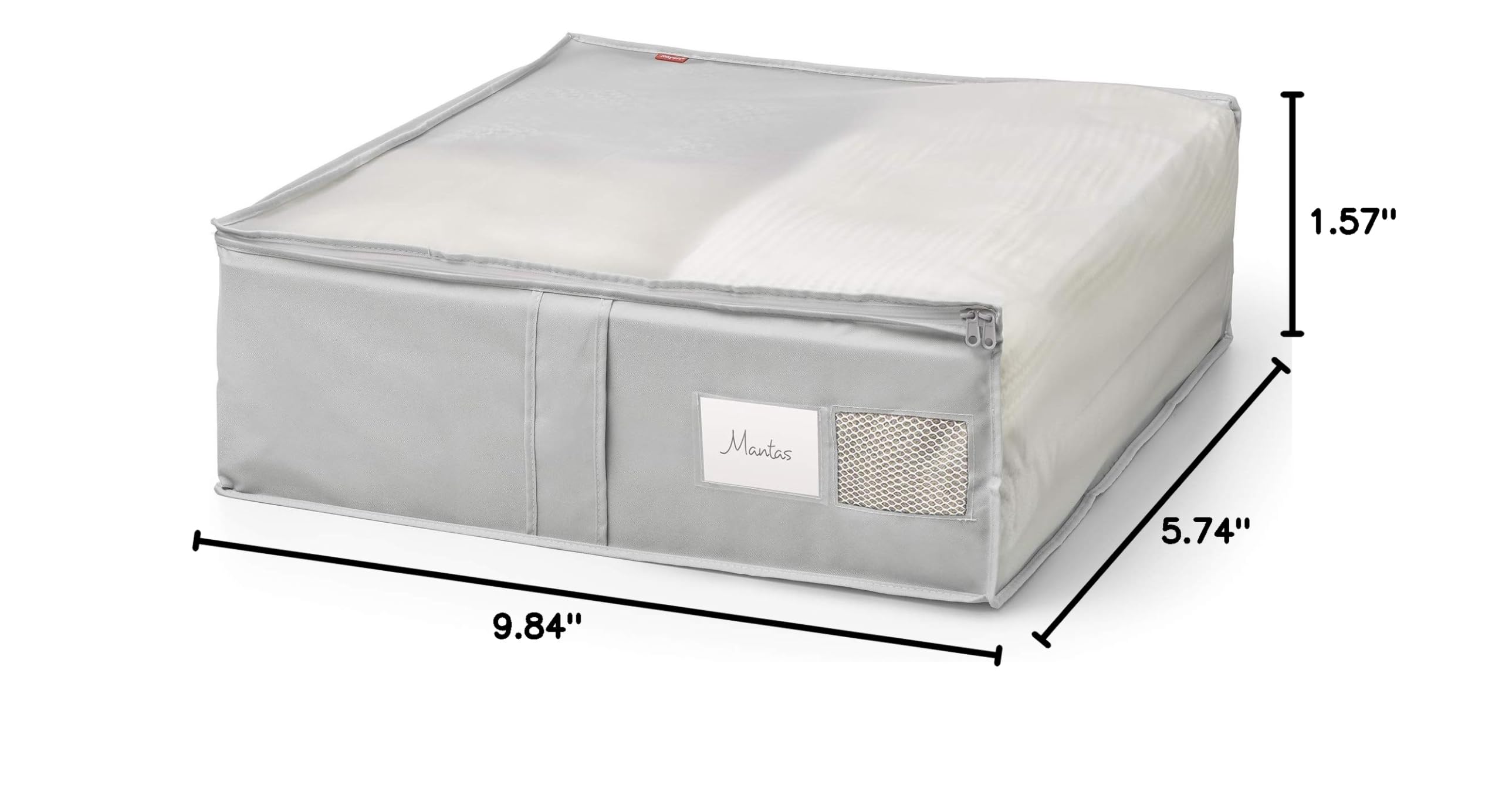 2363.11 Storage Box for Bedding - Foldable Fabric Clothes Organizer with Lid - Perfect for Closet, Underbed & Seasonal Clothing Storage