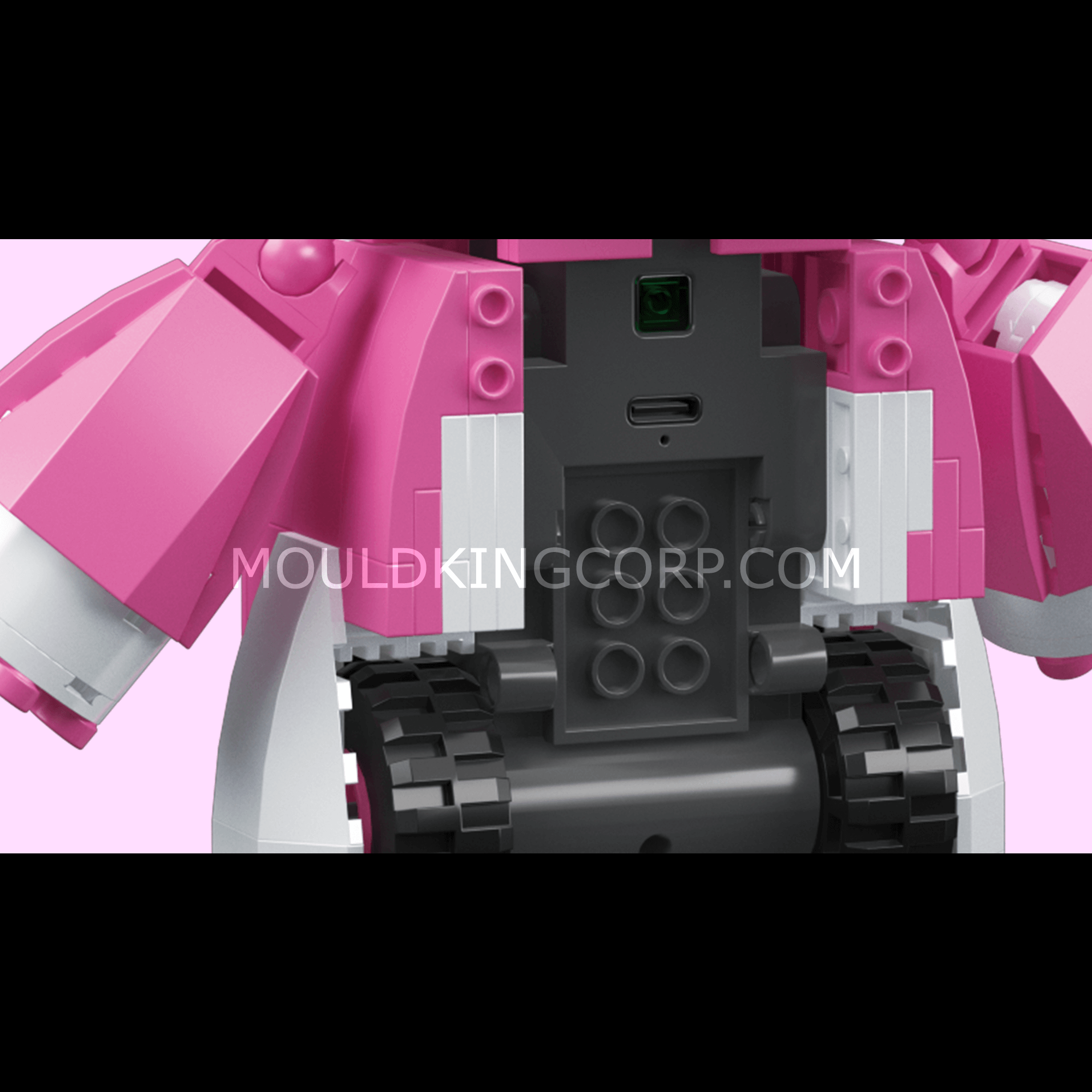Mould King 13159 Rose Red Cute Fox Robot Building Set - 438 PCS STEM Educational Toy for Kids | Perfect for Birthday Gifts, School Projects & Creative Play