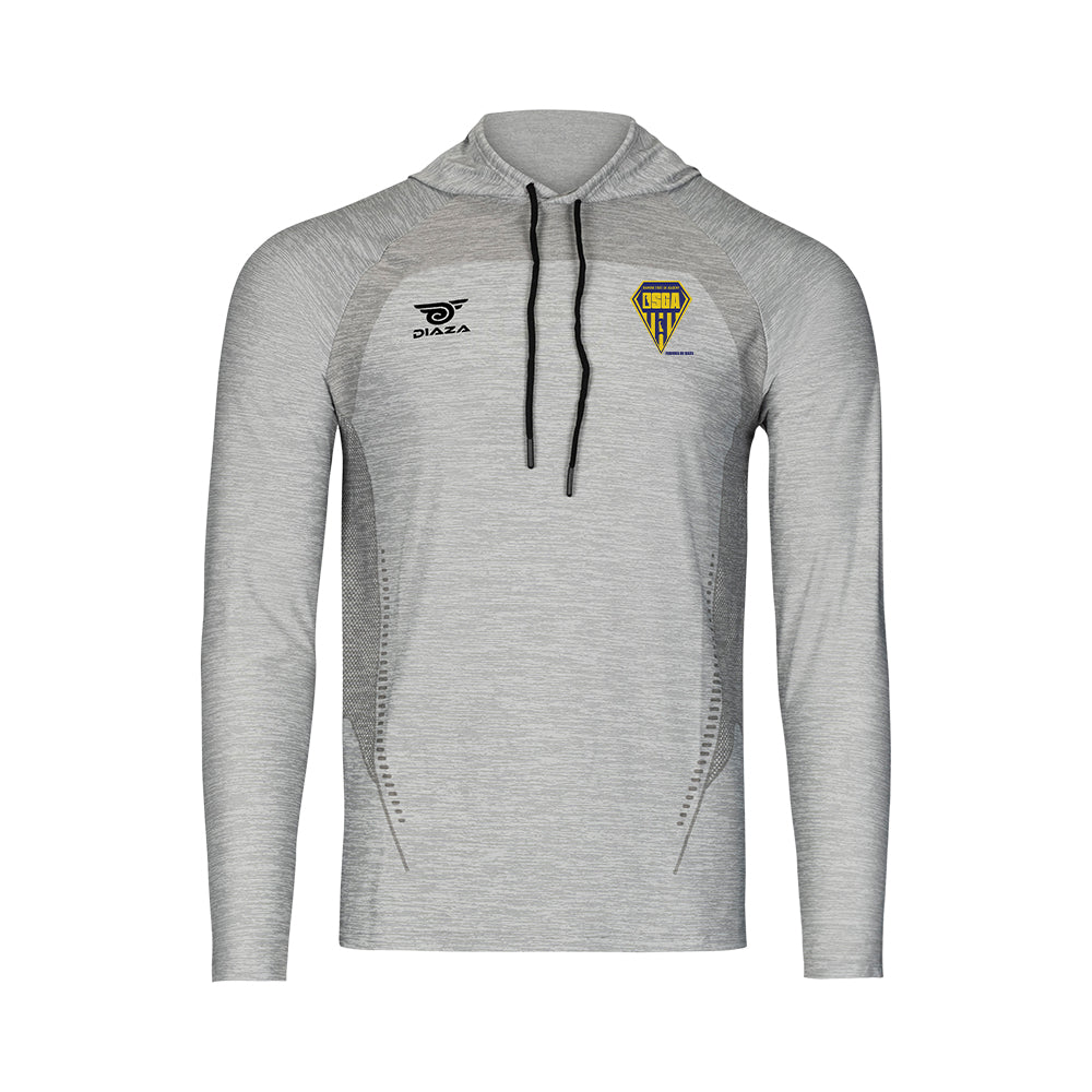 Diamond State Academy Sublimated Hooded Long Sleeve Shirt - Perfect for Sports Training, Team Uniforms & Outdoor Activities