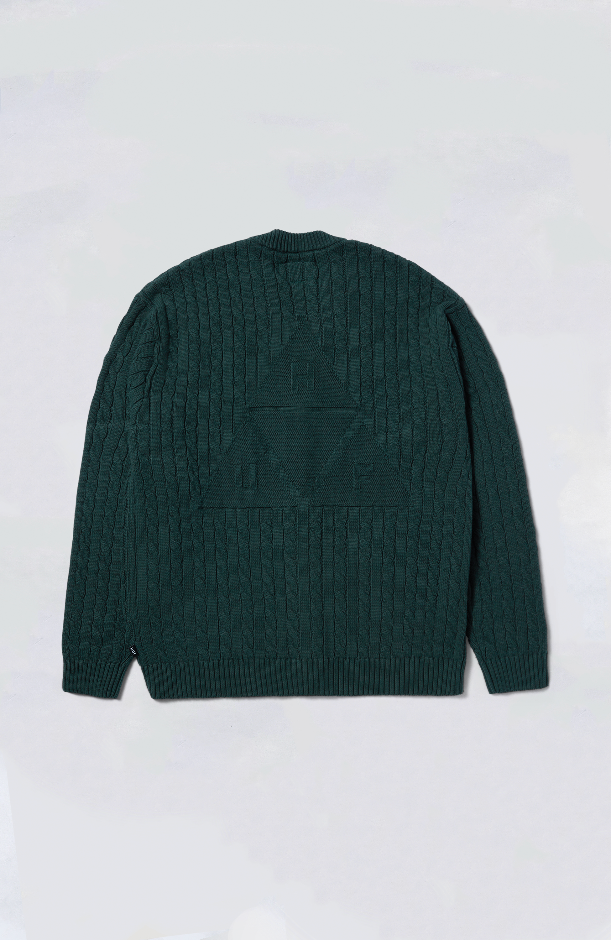 HUF TT Jacquard Cardigan for Men - Stylish Knit Sweater with Vintage Pattern - Perfect for Casual Wear, Street Style & Fall Layering