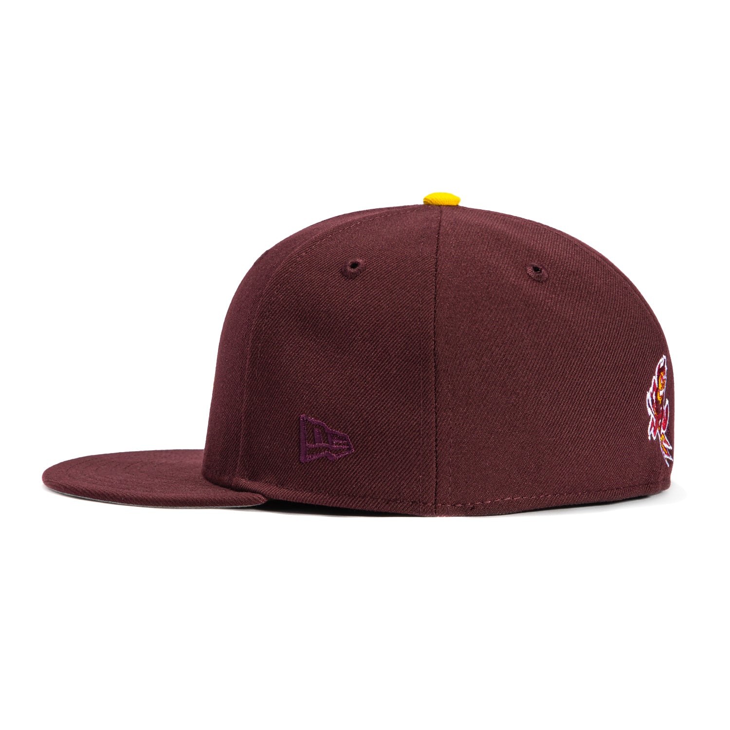 New Era 59Fifty Arizona State Sun Devils AS Baseball Cap - Maroon & Gold - Official NCAA College Team Snapback Hat for Sports Fans & Game Day Outfits