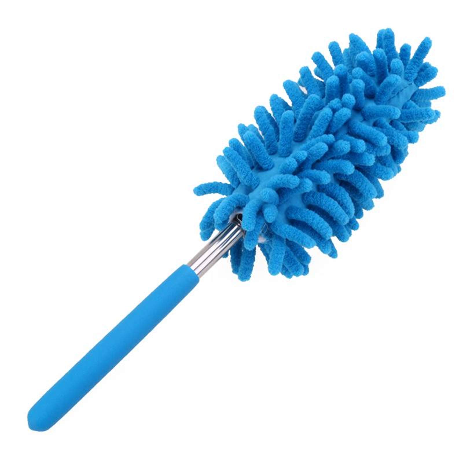 4 Pack Retractable Microfiber Dusting Brush - Extendable Cleaning Tool for Home, Car, Office & Electronics | Perfect for Dusting Furniture, Car Interiors, Keyboards & Hard-to-Reach Areas