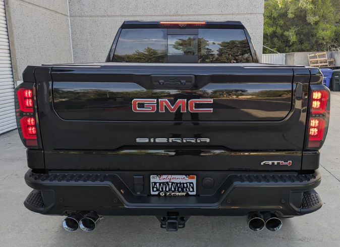 Smoked 3rd Brake Light Kit for GMC Sierra & Chevy Silverado 1500 (2019-2024) - Compatible with Cargo Bed Camera Models | Enhanced Safety & Style for Truck Accessories