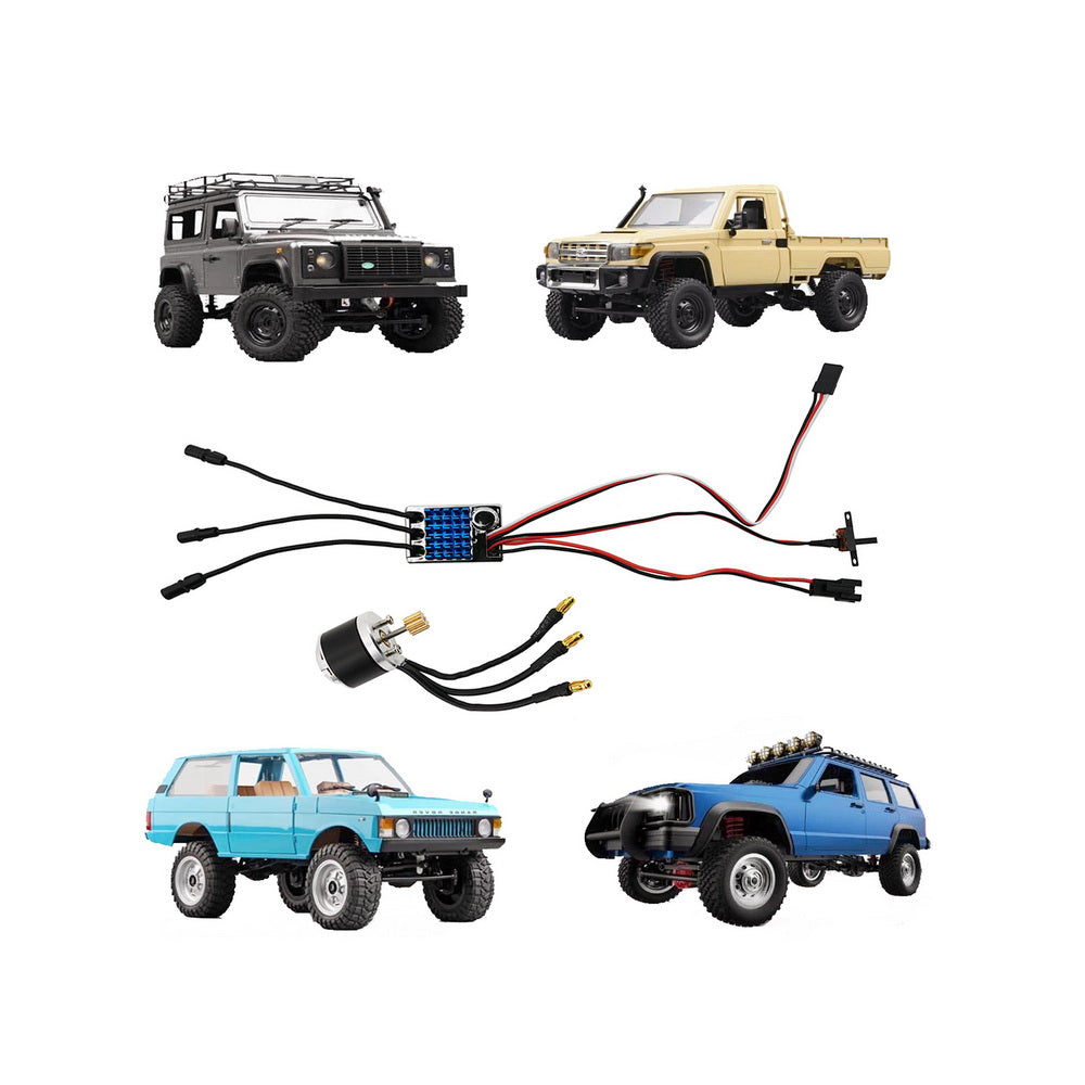 2322 External Drive Motor with AM32 45A ESC Upgrade Kit - Compatible with MN99S/168/82/78 Series & MK1216/MK1217 - Perfect for DIY RC Car and Drone Upgrades