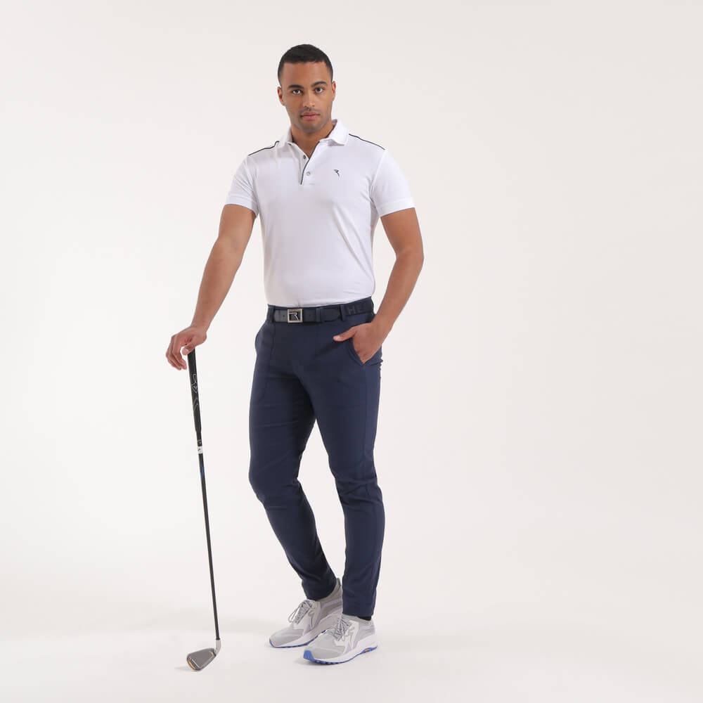 Audience Light HD Jersey Sunblock Polo Shirt - UPF 50+ UV Protection, Breathable & Quick-Dry for Men - Perfect for Golf, Tennis & Outdoor Activities