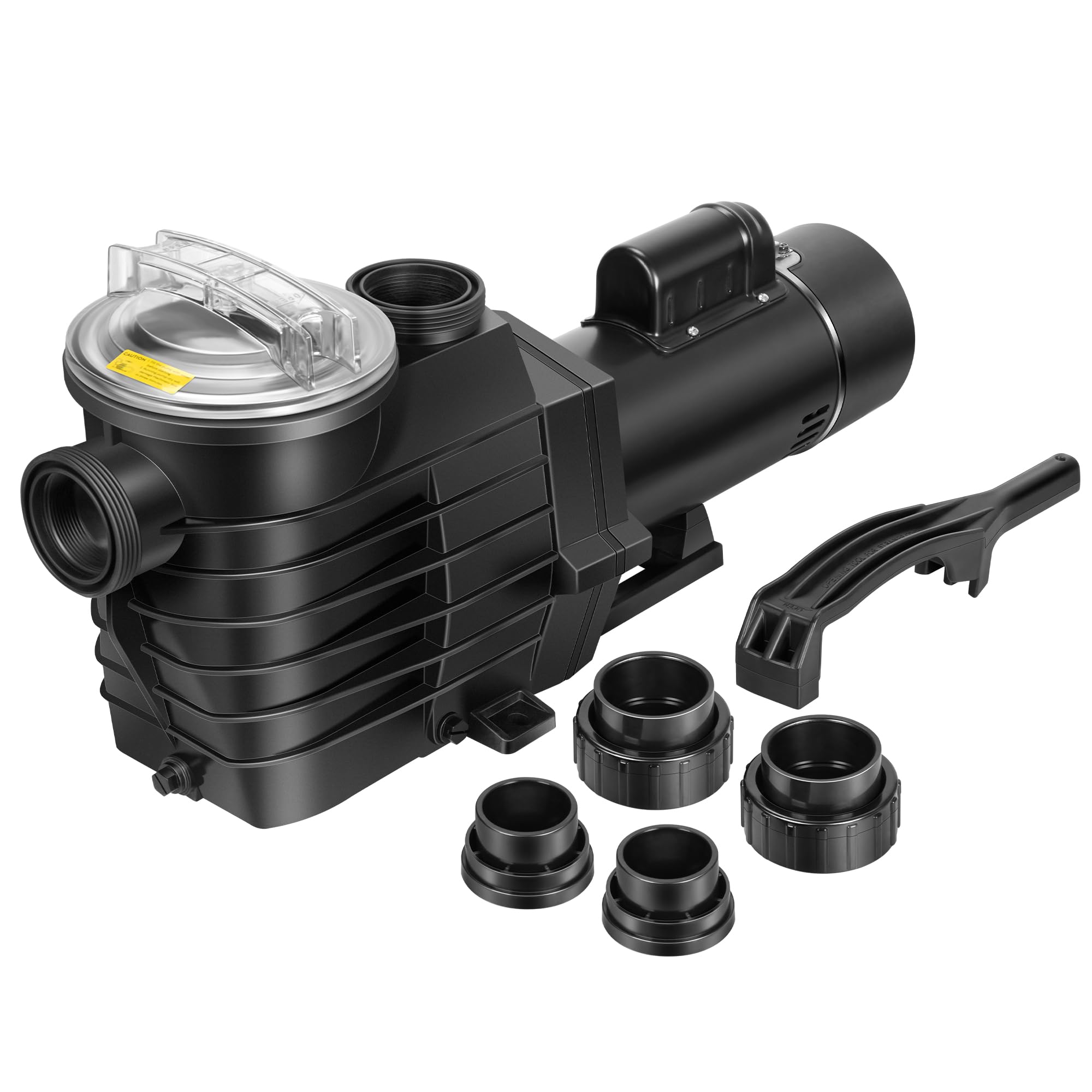 VIVOHOME 2.5 HP Self Priming In-Ground Swimming Pool Pump - Dual Speed 2