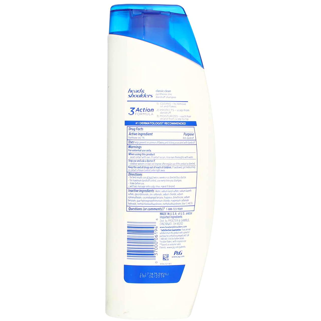 Head & Shoulders Classic Clean Anti-Dandruff Shampoo - 13.5 Oz (2 Pack) for Men & Women - Fights Flakes & Itchy Scalp - Daily Use for Healthy Hair - Sulfate Free Formula