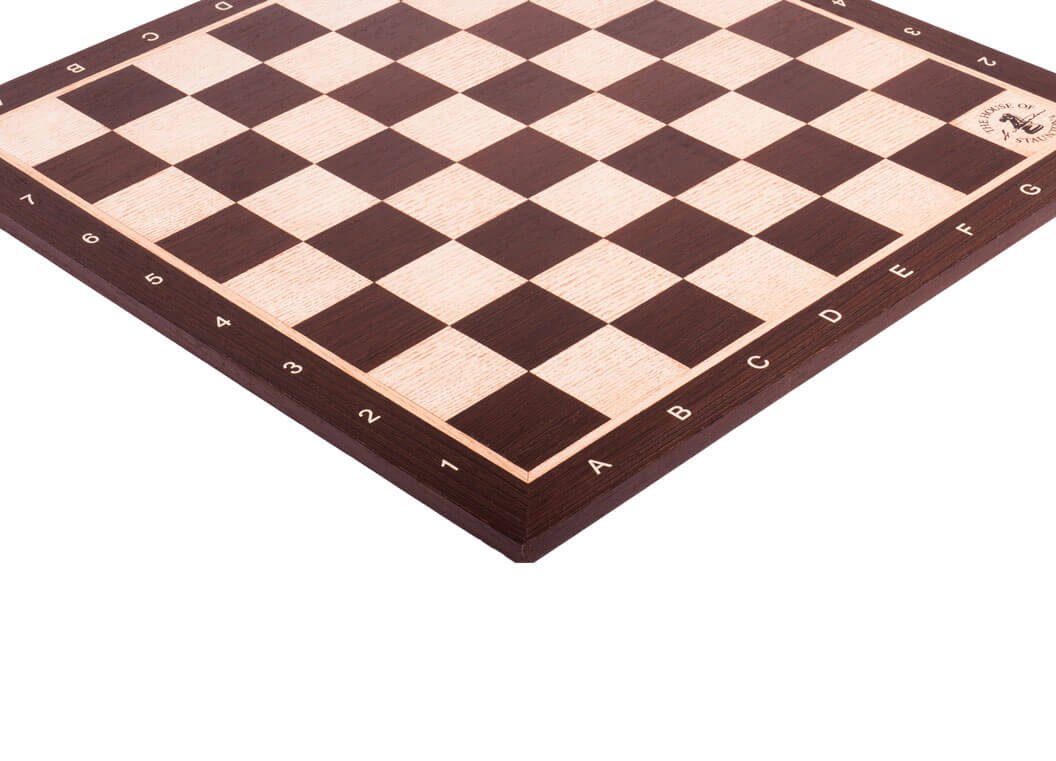 Premium African Palisander & Maple Wooden Chess Board - 2.0