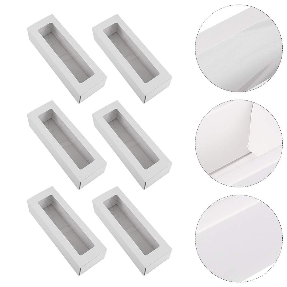 DOITOOL 12-Pack Macaron Storage Boxes - Sturdy Paper Gift Boxes for Cookies, Candies, Cupcakes | Perfect for Bakery, Party Favors, Wedding Desserts & DIY Packaging