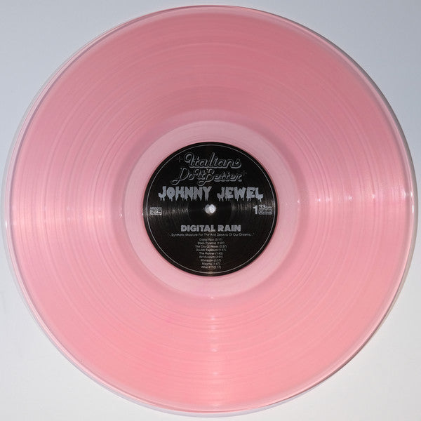 Johnny Jewel - Digital Rain Vinyl LP Album Limited Edition with Pin (Near Mint NM/M) - Perfect for Record Collectors & Music Enthusiasts