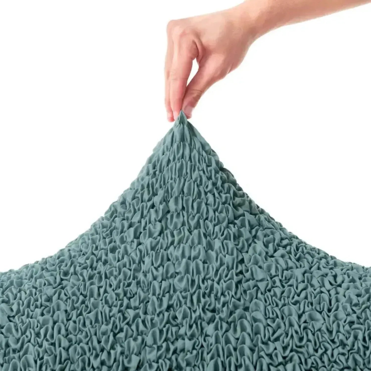 Small Ottoman Slipcover - Microfiber Collection - Perfect for Living Room, Bedroom, and Home Decor
