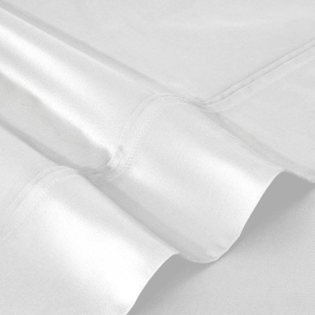 Luxury 1200 Thread Count Egyptian Cotton Deep Pocket Bed Sheet Set - Queen Size, Soft & Breathable for Ultimate Comfort - Perfect for Master Bedroom, Guest Room & Hotel Use