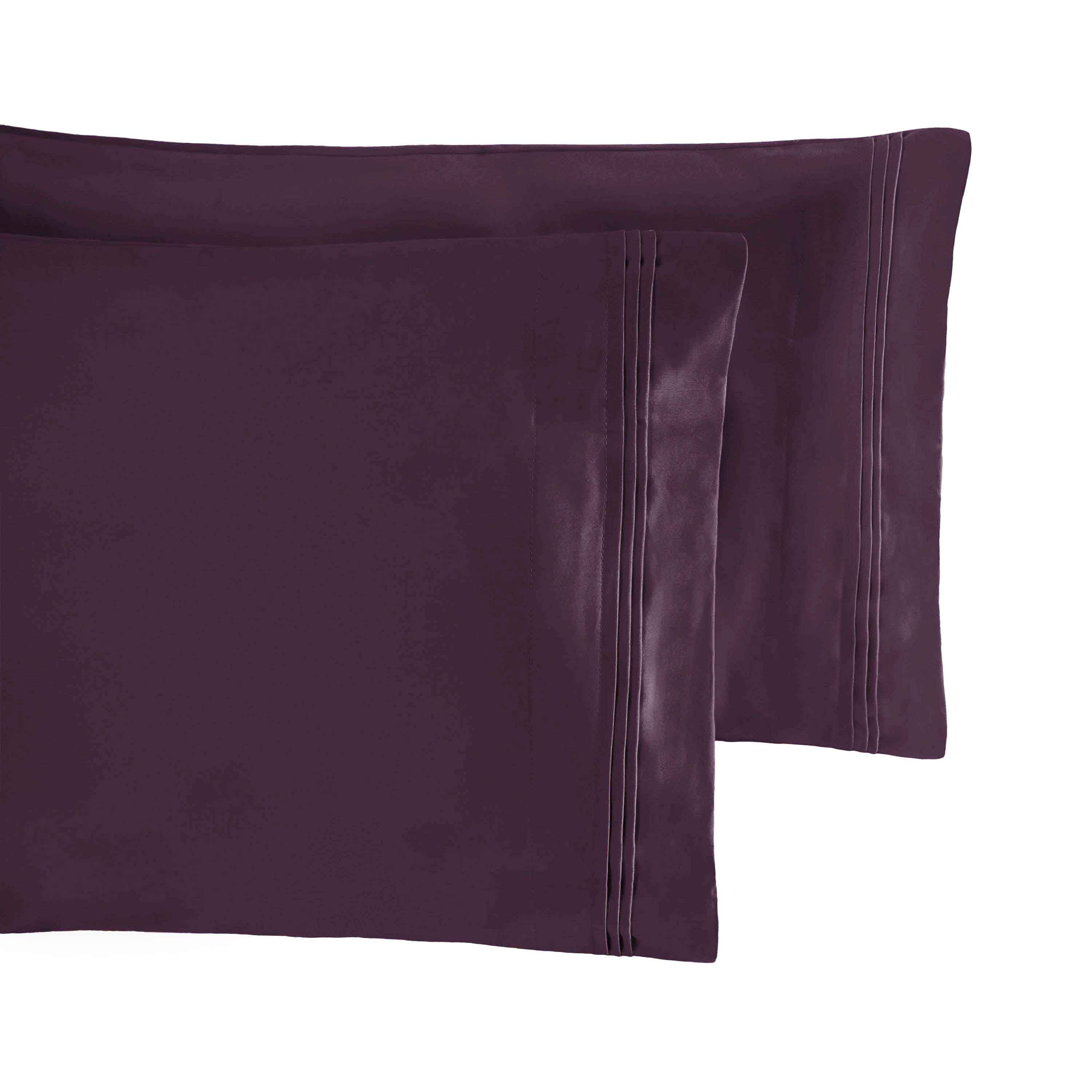 Premium 650 Thread Count Egyptian Cotton Pillowcase Set - Ultra Soft & Breathable for a Luxurious Sleep Experience | Perfect for Bedroom, Hotel, or Gift