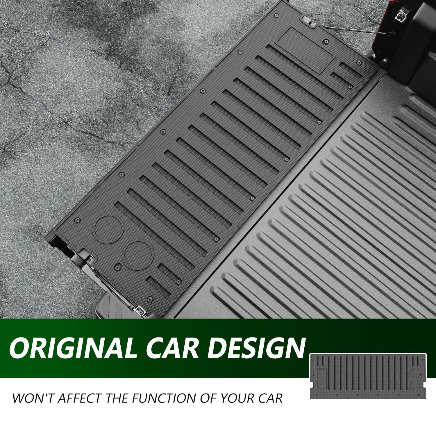 2024-2025 Toyota Tacoma Tailgate Mat - Durable Bed Mat & Tailgate Liner Replacement Accessories (Fits 2024-2025 Tacoma Models) - Perfect for Truck Bed Protection & Outdoor Adventures