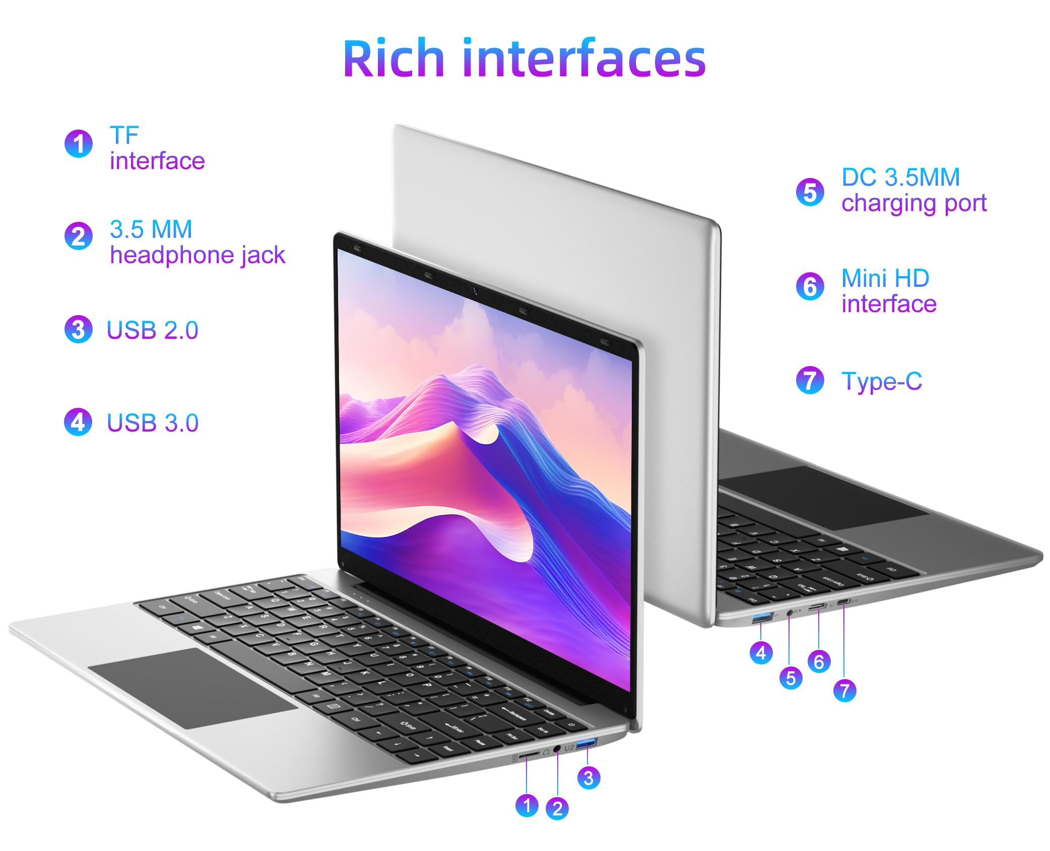 12GB LPDDR4 256GB SSD 14-inch Laptop Computer with FHD 1920x1080 Display, Intel Quad Core Celeron CPU, 35.52WH Battery, Dual-Band WiFi, Bluetooth 4.0 - Portable Lightweight Notebook for Work, Study & Entertainment