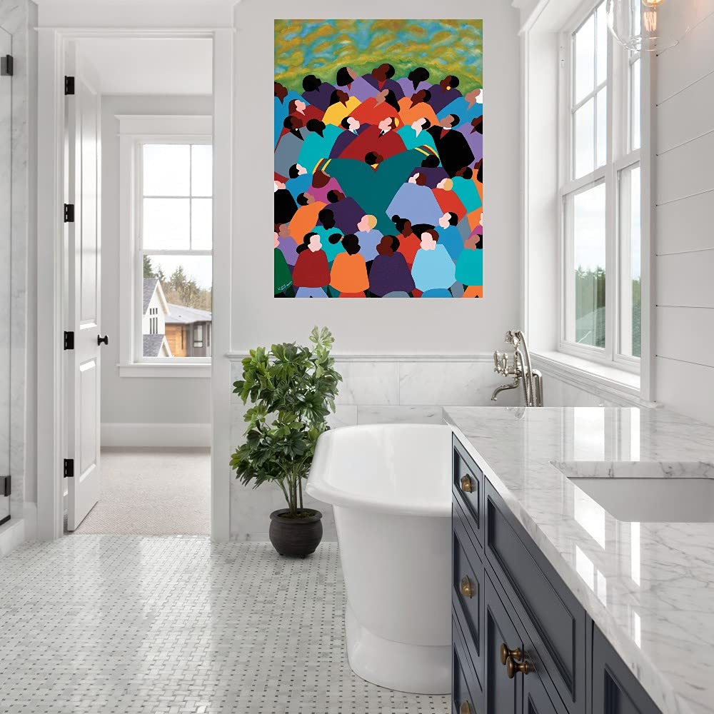 Synthia Saint James The Dream Canvas Wall Art - 32x43 Inch Ready to Hang Fine Art Print for Living Room, Bedroom, Office & More - Modern Home Decor for Walls - Perfect for Gifts & Interior Design